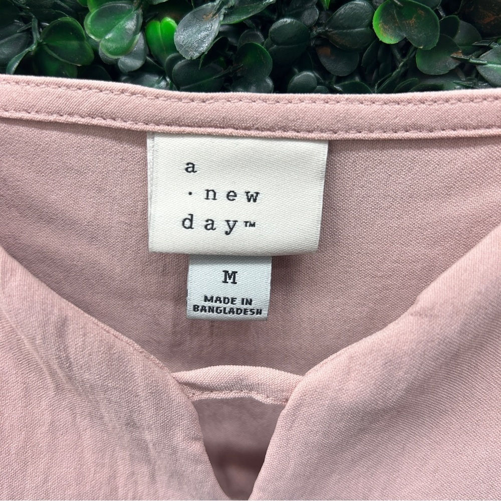 A New Day Pink midi dress size M - Picture 2 of 4